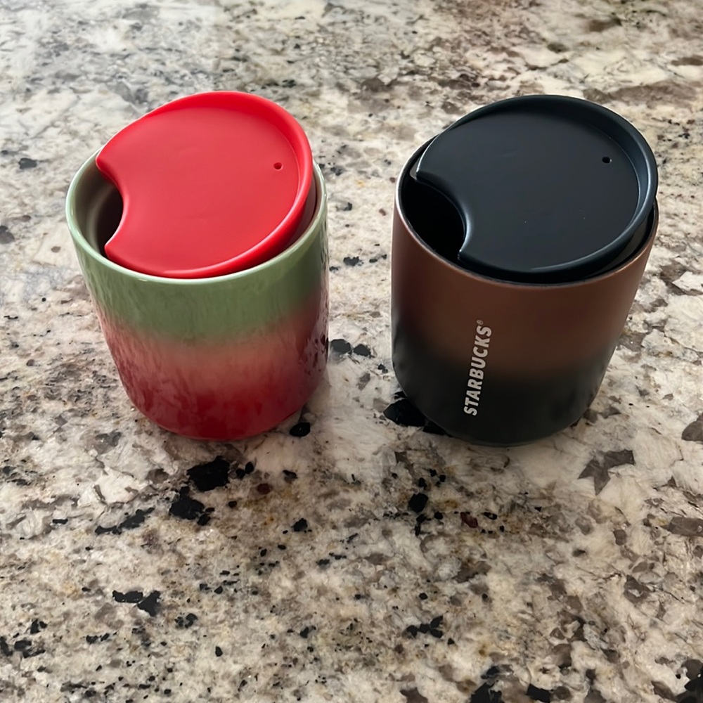 Starbucks Mugs with Lids